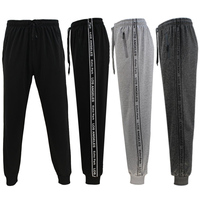 Men's Track Pants Jogger Cuffed Trousers Trackies Sweat Pants - LOS ANGELES