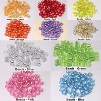 Loom Band Beads Bracelet Accessories Charm Alphabet Letters Colours Craft
