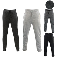 Mens Cotton Rich Sherpa Fleece Thermal Track Pants Thick Warm Joggers Trousers