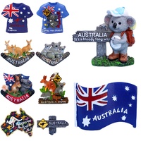 Australian Souvenir 3D Fridge Magnet Flag Koala Australia Kangaroo Gift