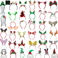 Adult Kids Christmas Xmas Novelty Headband Hat Costume Hair Clip Reindeer Santa