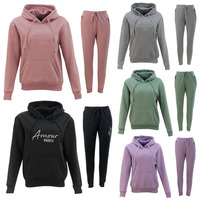 FIL Women's Tracksuit 2pc Set Hoodie Track Pants Loungewear - Amour Paris