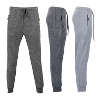 FIL Mens Lightweight Track Pants Joggers w/ Zipped Pockets - Brooklyn Embossed
