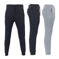 FIL Men's Fleece Track Pants Joggers Sweatpants with Zipper Pockets