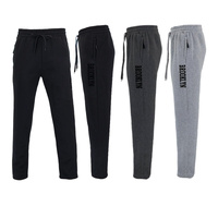 FIL Men's Fleece Jogger Pants Zipper Pockets Pullover Sweatpants Casual - Brooklyn