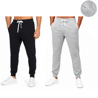 FIL Men's Heavyweight Cotton Track Pants Joggers Sweatpants 440gsm Fleece Lined