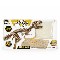 T-Rex Skeleton Dig Kit Kids Dinosaur Excavation Toy Digging Set with Tools