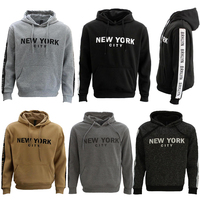 FIL Men's Adult Unisex Hoodie Jumper Pullover Casual Sports - New York City