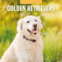 Golden Retrievers - 2026 Red Robin Square Wall Calendar Monthly Planner