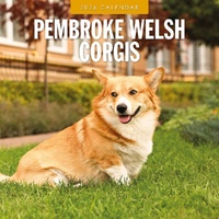 Pembroke Welsh Corgis - 2026 Red Robin Square Wall Calendar Monthly Planner