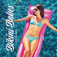 Bikini Babes - 2026 Red Robin Square Wall Calendar Monthly Planner