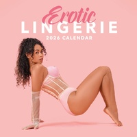 Erotic Lingerie - 2026 Red Robin Square Wall Calendar Monthly Planner