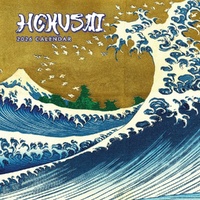 Hokusai - 2026 Red Robin Square Wall Calendar Monthly Planner