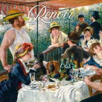 Renoir - 2026 Red Robin Square Wall Calendar Monthly Planner