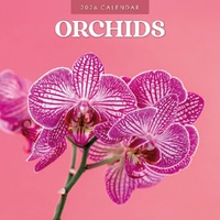 Orchids  - 2026 Red Robin Square Wall Calendar Monthly Planner