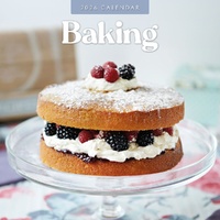 Baking - 2026 Red Robin Square Wall Calendar Monthly Planner