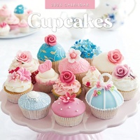Cupcakes - 2026 Red Robin Square Wall Calendar Monthly Planner