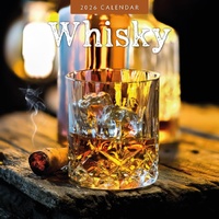 Whisky - 2026 Red Robin Square Wall Calendar Monthly Planner