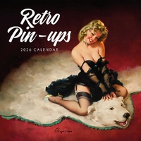 Retro Pin-ups - 2026 Red Robin Square Wall Calendar Monthly Planner