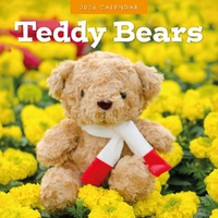 Teddy Bears - 2026 Red Robin Square Wall Calendar Monthly Planner