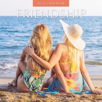 Friendship - 2026 Red Robin Square Wall Calendar Monthly Planner