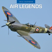 Air Legends - 2026 Red Robin Square Wall Calendar Monthly Planner