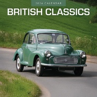 British Classics - 2026 Red Robin Square Wall Calendar Monthly Planner