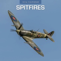 Spitfires - 2026 Red Robin Square Wall Calendar Monthly Planner