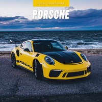 Porsche - 2026 Red Robin Square Wall Calendar Monthly Planner