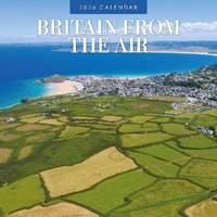 Britain from the Air - 2026 Red Robin Square Wall Calendar Monthly Planner