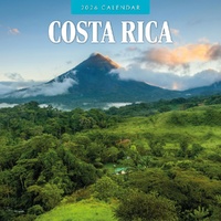 Costa Rica - 2026 Red Robin Square Wall Calendar Monthly Planner
