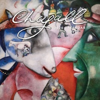 Chagall - 2026 Red Robin Square Wall Calendar Monthly Planner