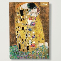 Klimt - 2026 Red Robin A5 Padded Diary Planner Symbolist Art Nouveau
