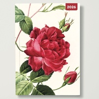Redoute - 2026 Red Robin A5 Padded Diary Planner Botanical Illustrations