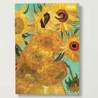 Van Gogh - 2026 Red Robin A5 Padded Diary Planner Iconic Painting Series
