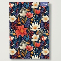 Mountain Meadow - 2026 Red Robin A5 Padded Diary Planner Wild Nature Art