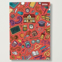 School Diary - 2026 Red Robin A5 Padded Diary Planner Student Family Planner
