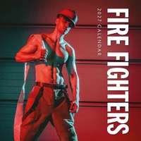 Fire Fighters - 2027 Red Robin Square Wall Calendar Monthly Planner