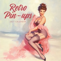 Retro Pin-ups - 2027 Red Robin Square Wall Calendar Monthly Planner