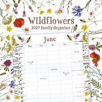 Wildflowers - 2027 Red Robin Square Wall Calendar Monthly Planner
