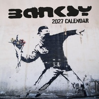 Banksy - 2027 Red Robin Square Wall Calendar Monthly Planner