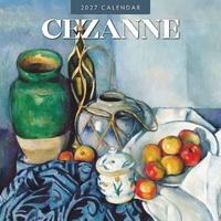 Cezanne - 2027 Red Robin Square Wall Calendar Monthly Planner
