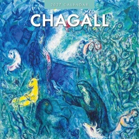 Chagall - 2027 Red Robin Square Wall Calendar Monthly Planner