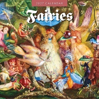 Fairies - 2027 Red Robin Square Wall Calendar Monthly Planner