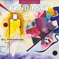 Kandinsky - 2027 Red Robin Square Wall Calendar Monthly Planner