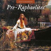 Pre-Raphaelites - 2027 Red Robin Square Wall Calendar Monthly Planner