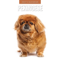 Pekingese - 2027 Red Robin Square Wall Calendar Monthly Planner