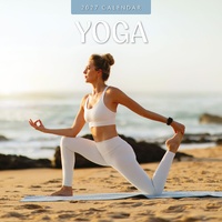 Yoga  - 2027 Red Robin Square Wall Calendar Monthly Planner