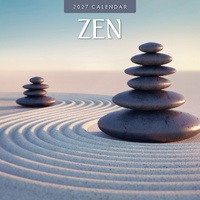 Zen - 2027 Red Robin Square Wall Calendar Monthly Planner