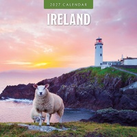 Ireland - 2027 Red Robin Square Wall Calendar Monthly Planner